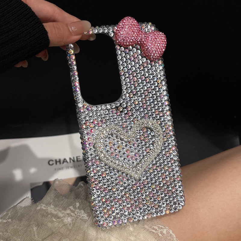 Diamond Heart Bow Luxe Case