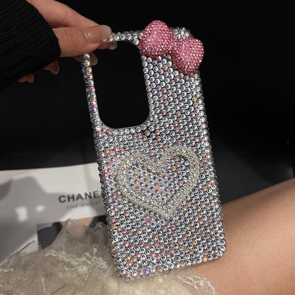 Diamond Heart Bow Luxe Case