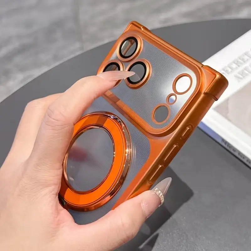 Phoenix Glow Metal Ring Case
