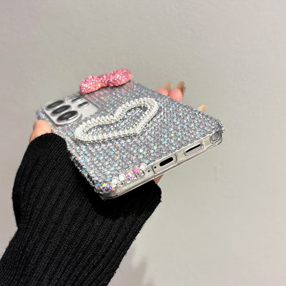 Diamond Heart Bow Luxe Case