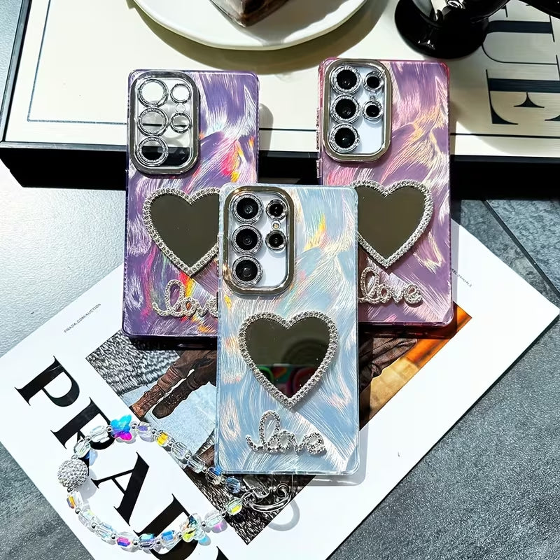 Crystal Love Mirror Case