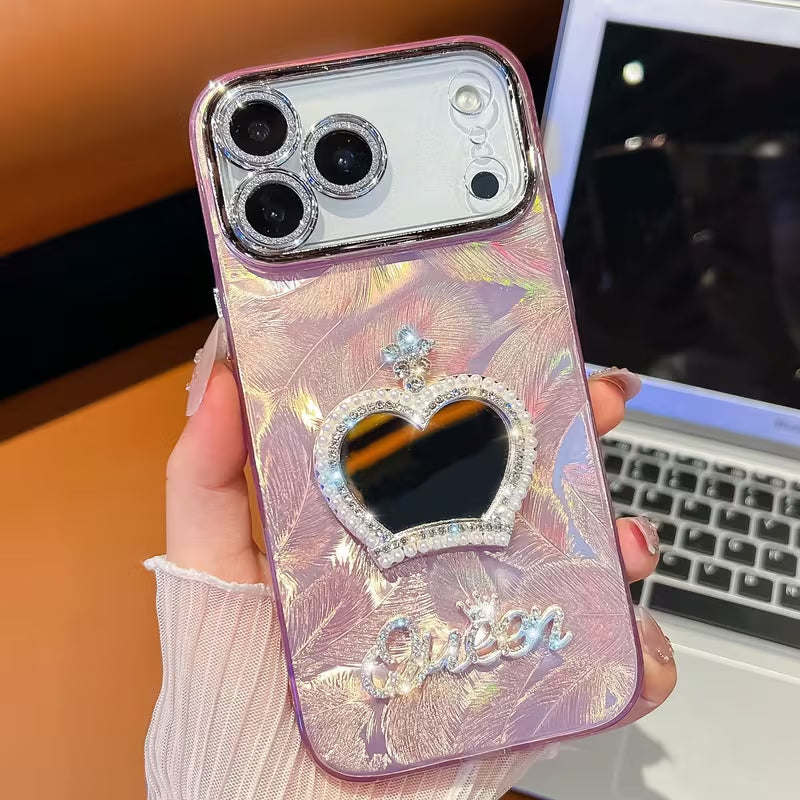 Queen Heart Mirror Case