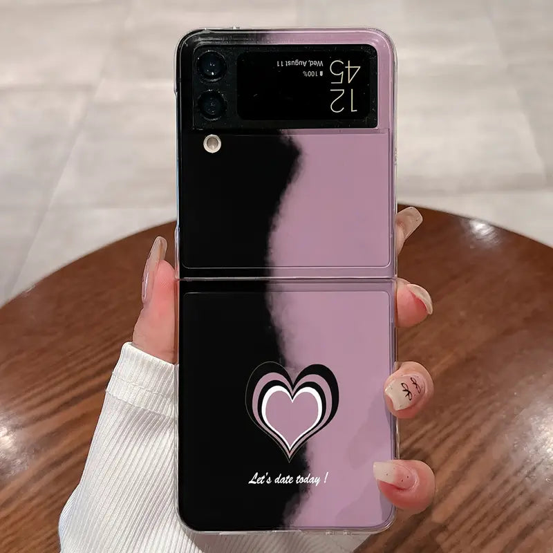 Elegant Heart Acrylic Case - Samsung