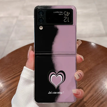 Elegant Heart Acrylic Case - Samsung