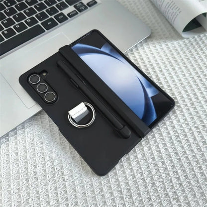 Galaxy Z Fold Series Ergonomic Ring Holder Case