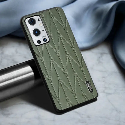 OnePlus Nord Series Nature Leafe Stitch Leather Case