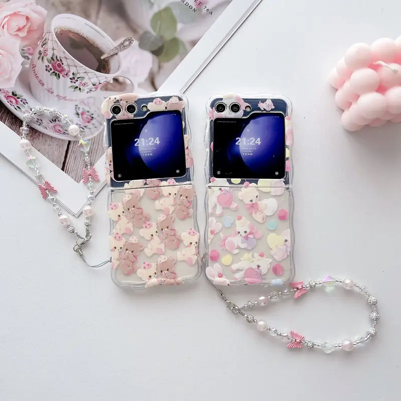 Candy Foldable Bear Bunny Case - Samsung