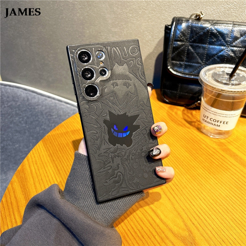 Artistic Anime Leather Emboss Case - Samsung