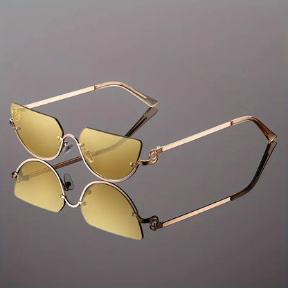 Women Half Frame Sunglasses