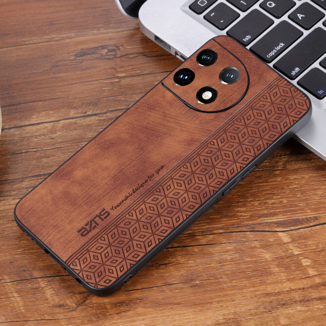 Shockproof Business Retro PU Leather Case - OnePlus