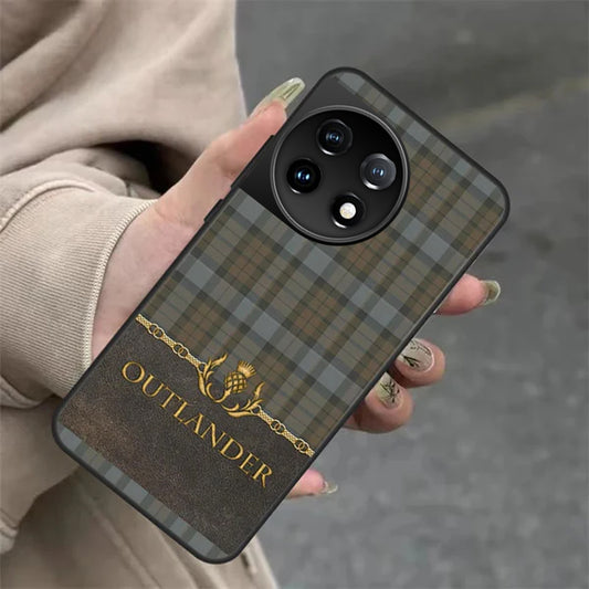 Stylish Check Patterned Soft TPU Case - OnePlus