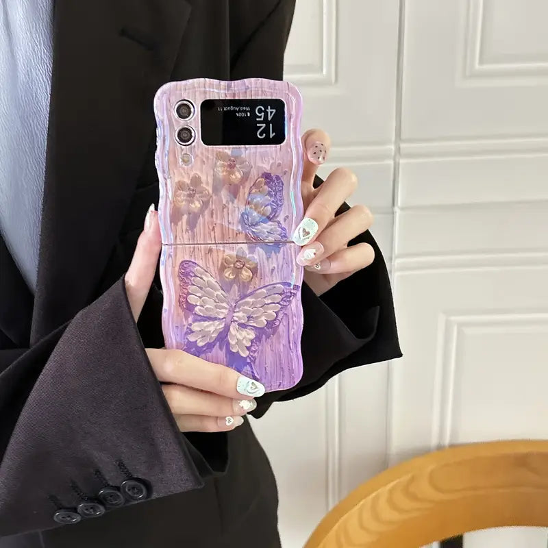 Dreamy Butterfly Glow Flip Case - Samsung