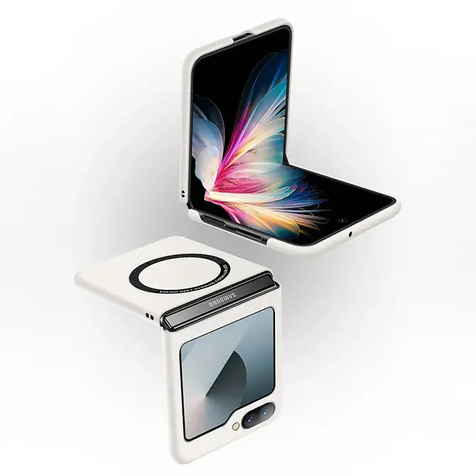 Galaxy Z Flip Series Refined Basics Luxe Leather Case