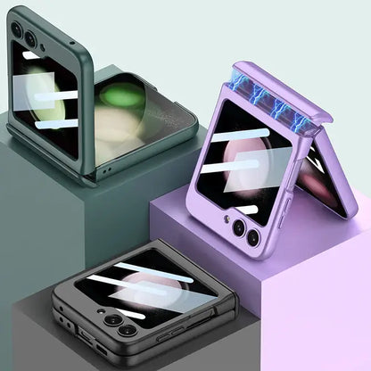 Galaxy Z Flip Series Magnetic Hinge Frosted Case