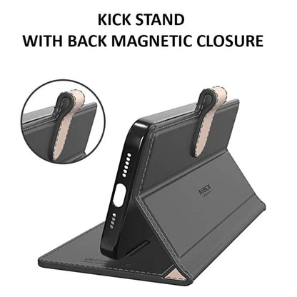 OnePlus Nord 4 Luxe Leather Foldable Stand Pocket Case