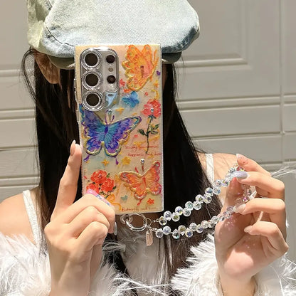 Elegant Butterfly Design Phone Case - Samsung