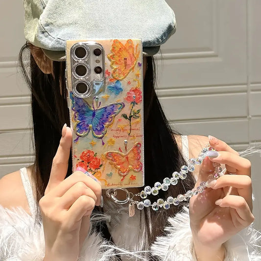 Elegant Butterfly Design Phone Case - Samsung