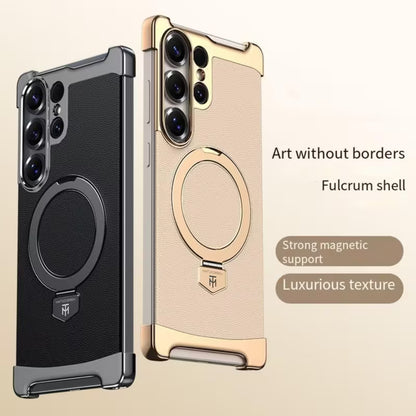 Prestige Leather Shield Ring Bracket Case