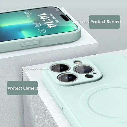 Premium Embossed Magsafe Lens Shield Case - iPhone