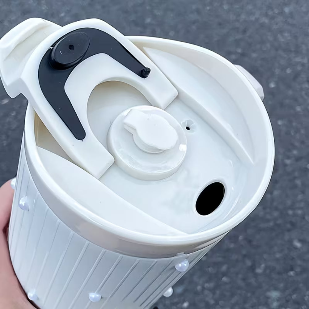Snowflake Ribbed Insulated Tumbler