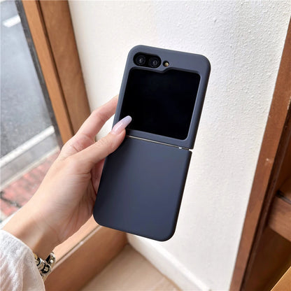 Galaxy Z Flip Series Soft Silicone Matte Shockproof Case
