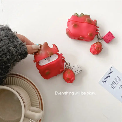 Fruity Charm Case with Keychain - AirPods