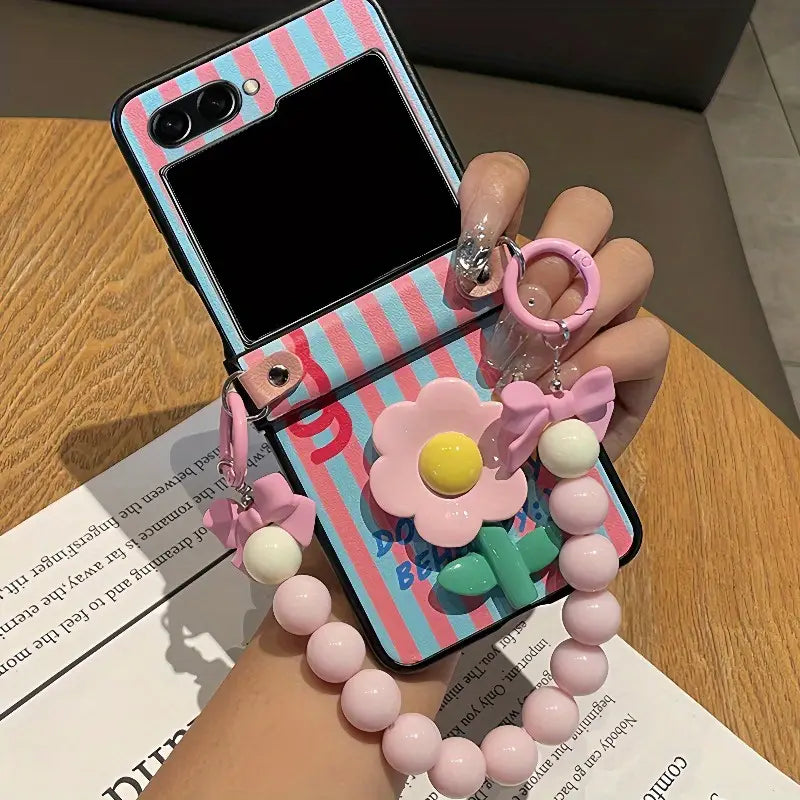 Pearl Bloom Flip Case - Samsung