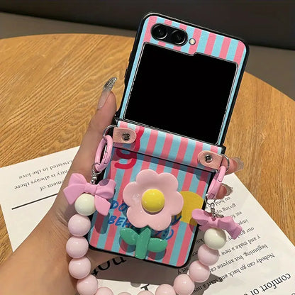 Pearl Bloom Flip Case - Samsung