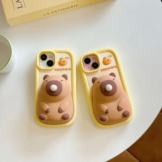 Adorable Capybara 3D Phone Case