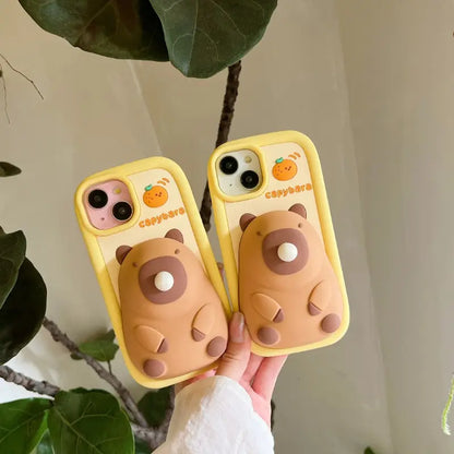Adorable Capybara 3D Phone Case