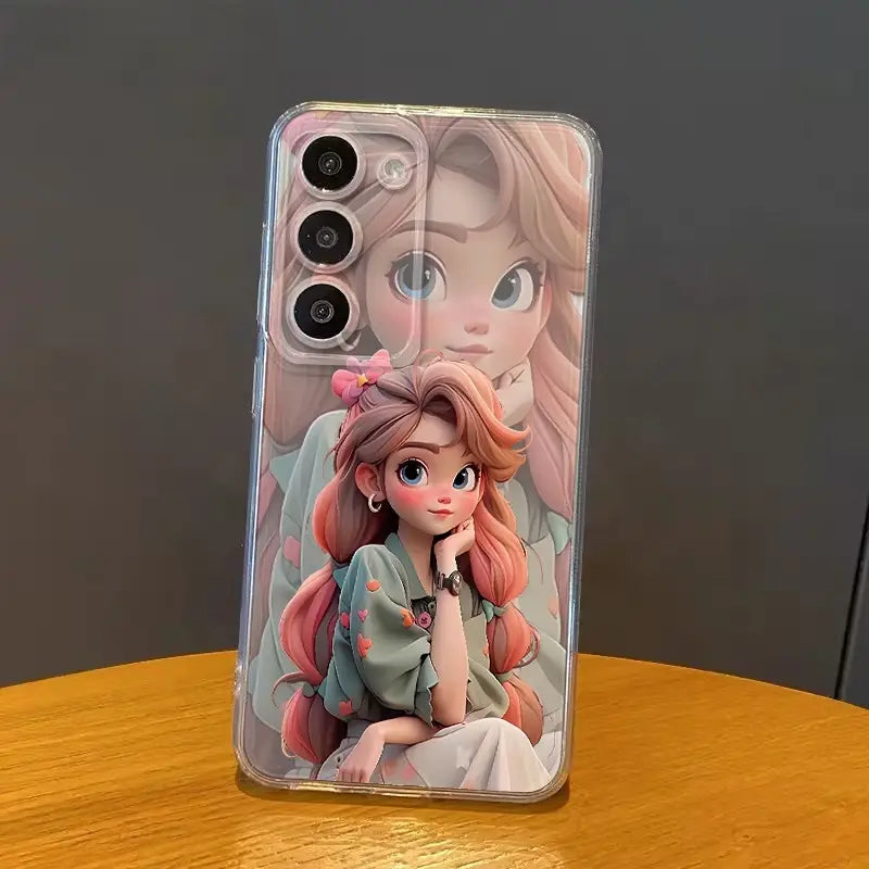 Elegant Princess Cartoon Phone Case - Samsung