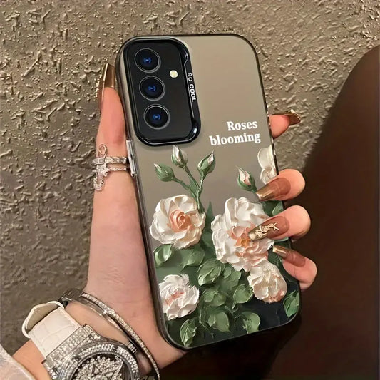 Fresh Oil Painting Flowers Phone Case - Samsung
