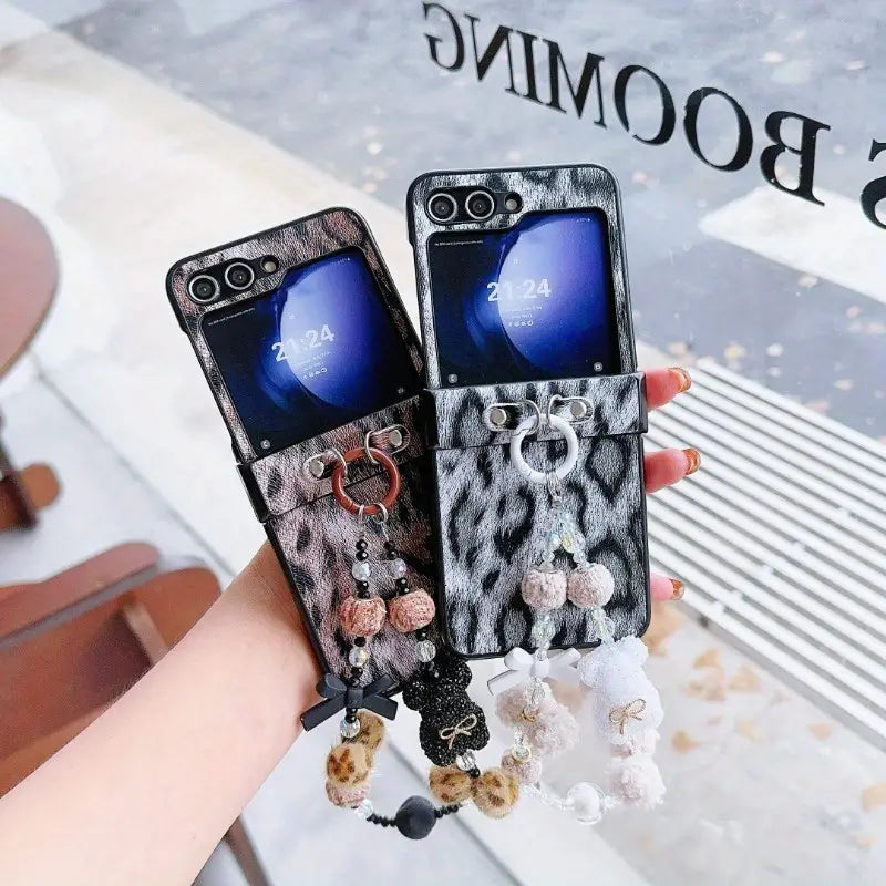 Luxury Leopard Charm Phone Case - Samsung