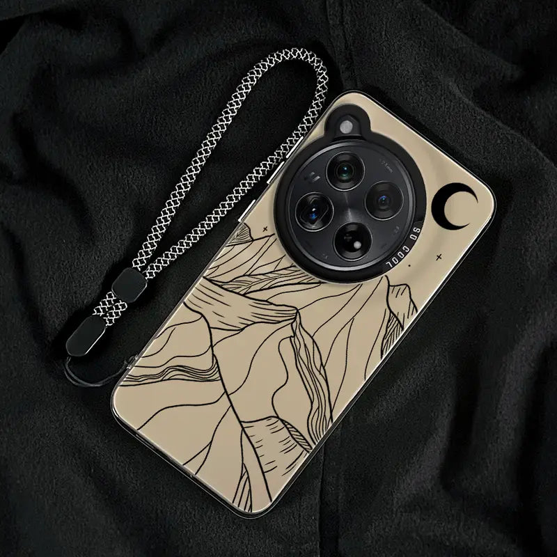 Elegant Mountain Line Art Protective Case - OnePlus