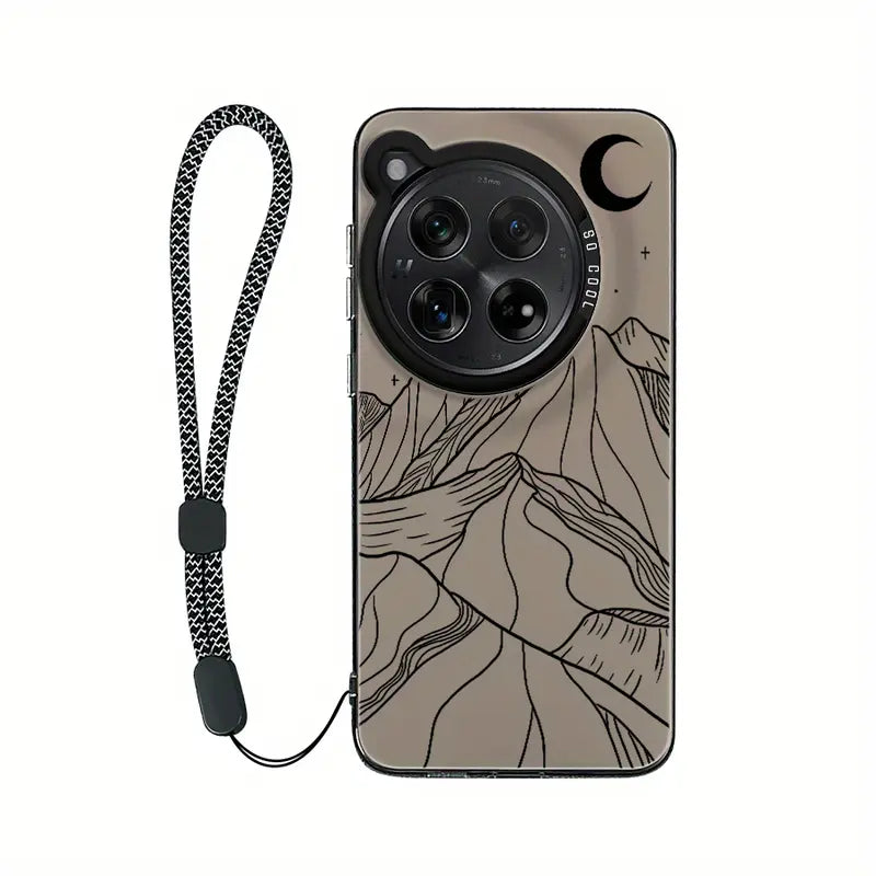 Elegant Mountain Line Art Protective Case - OnePlus