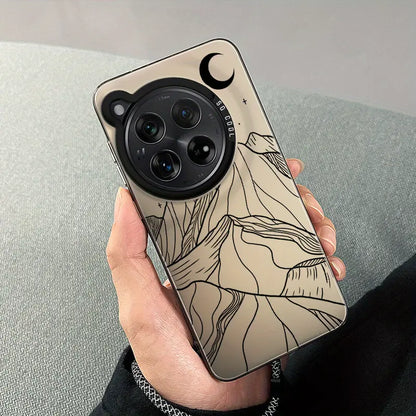 Elegant Mountain Line Art Protective Case - OnePlus