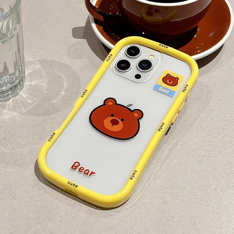 Cartoon Cute Animal Clear Case