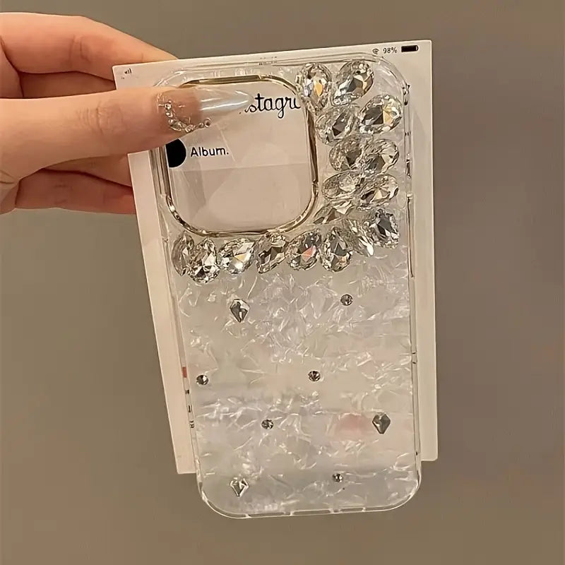 Crystal Glam Case with Rhinestone Accents