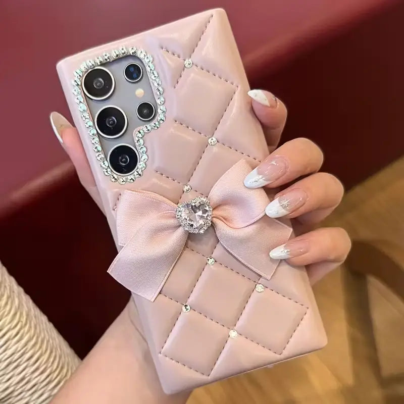 Diamond Bow Quilted Elegance Case