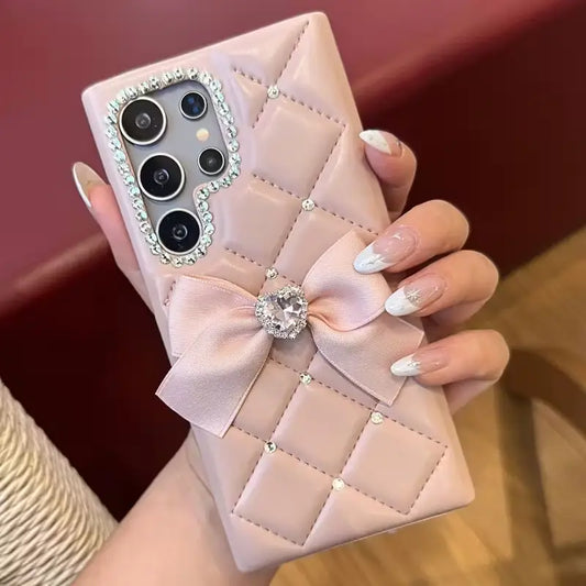 Diamond Bow Quilted Elegance Case