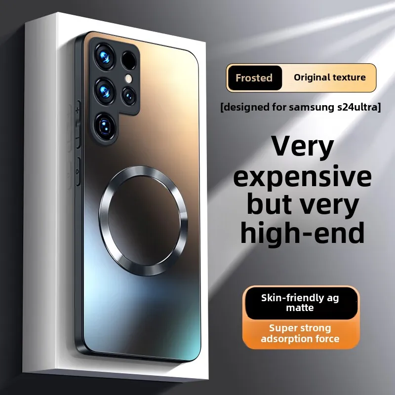 Slim Matte Magnetic Phone Case - Samsung