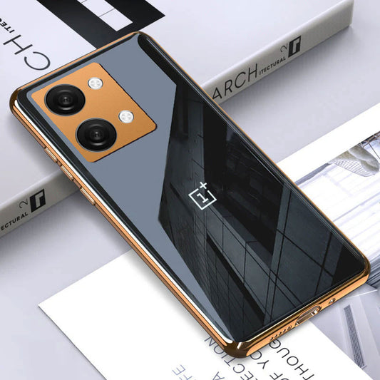Premium Glossy Gold Edge Case - OnePlus