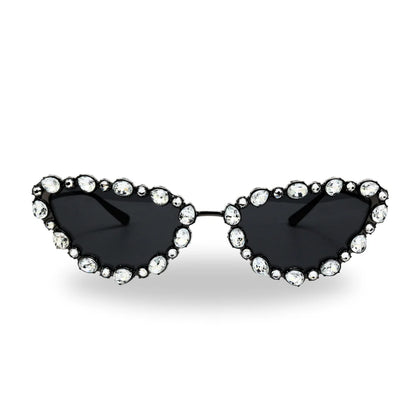 Luxe Jewel Edge Fashion Sunglasses