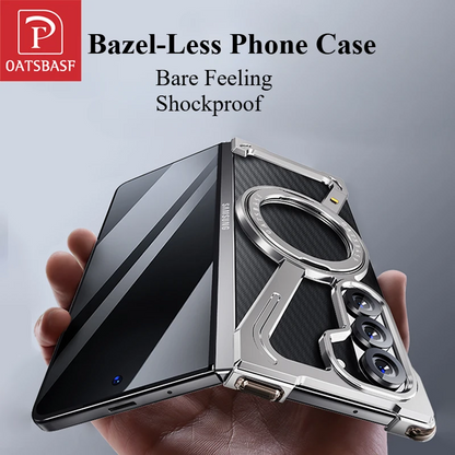 Galaxy Z Fold6 - Z-Shaped Frameless Magnetic Bracket Case
