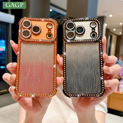 Luxe Rhinestone Wave Case