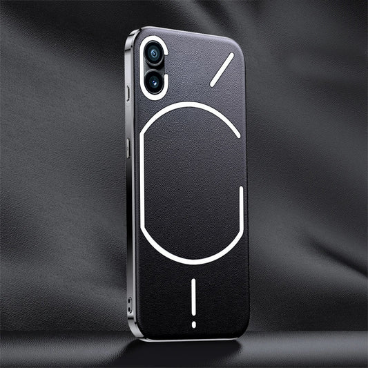 Chrome Edge Luxe Leather Case - Nothing