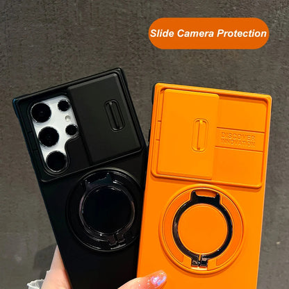 Tactical Kickstand Shockproof Camera Shield Case