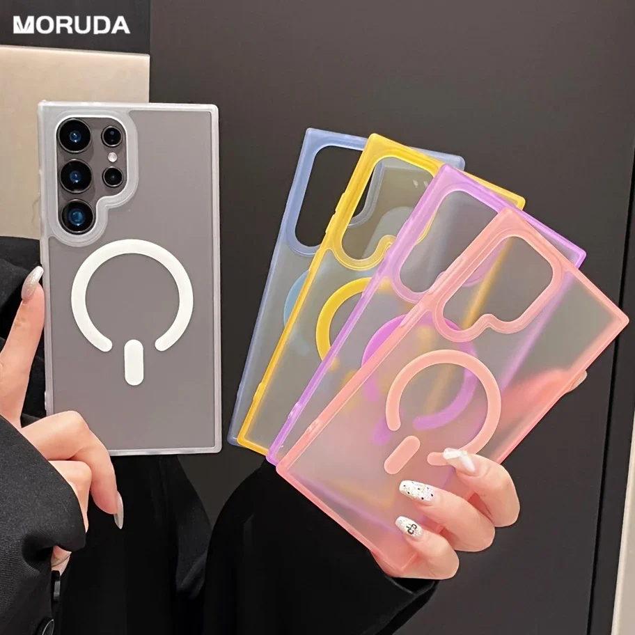 LuxShield Matte MagSafe Translucent Case - Samsung