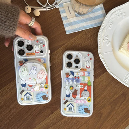 Miffy Patchwork Clear Case