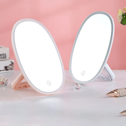 Touch Screen LED Makeup Mirror